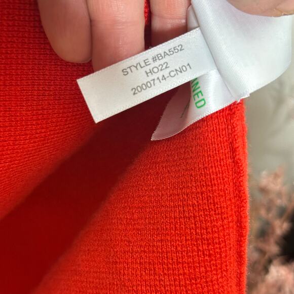 J. CREW Eloise Sweater Blazer Merino Wool Cherry Red Plus Size Sz 2X {3W17} - Picture 6 of 6